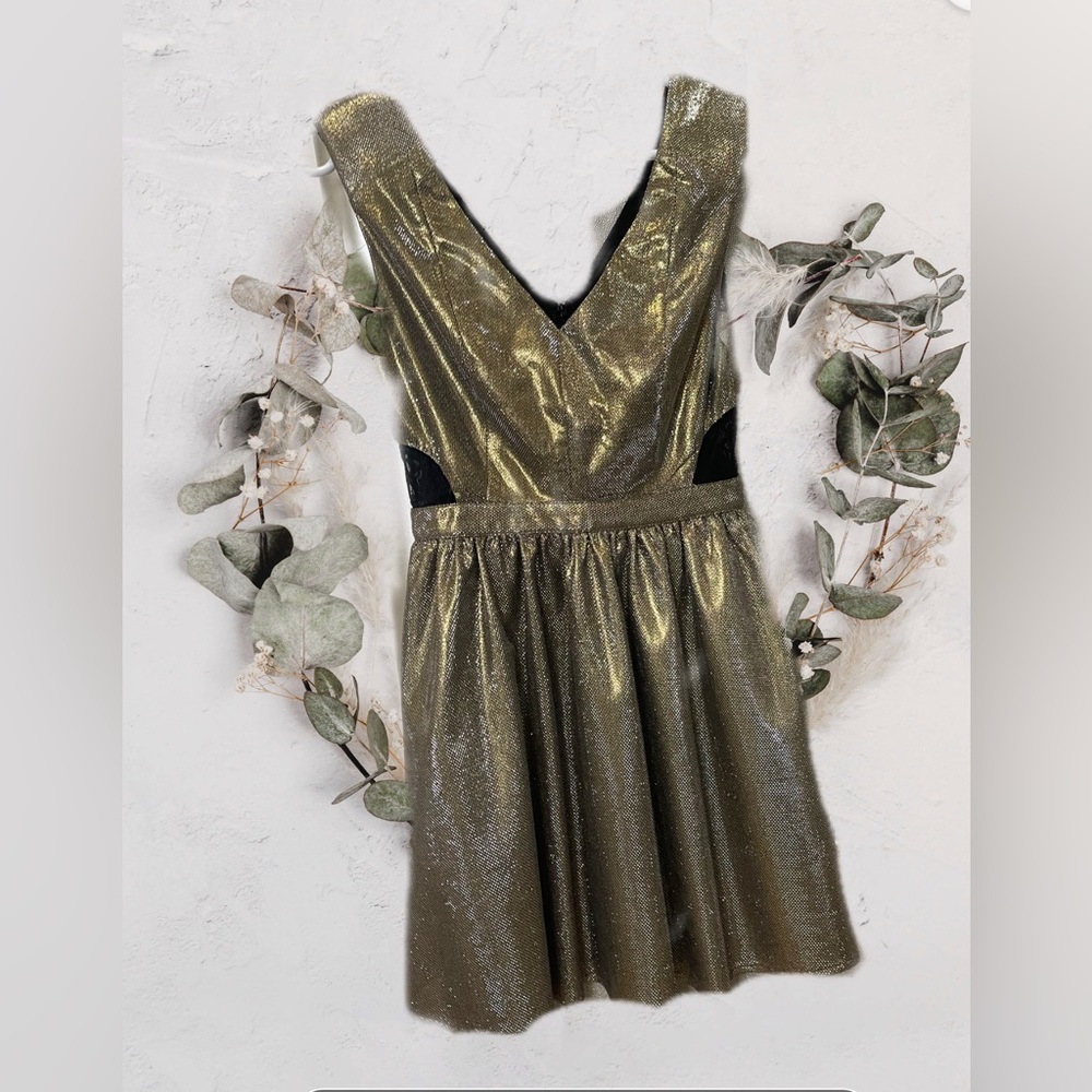 Shiny Mini Dress for Women